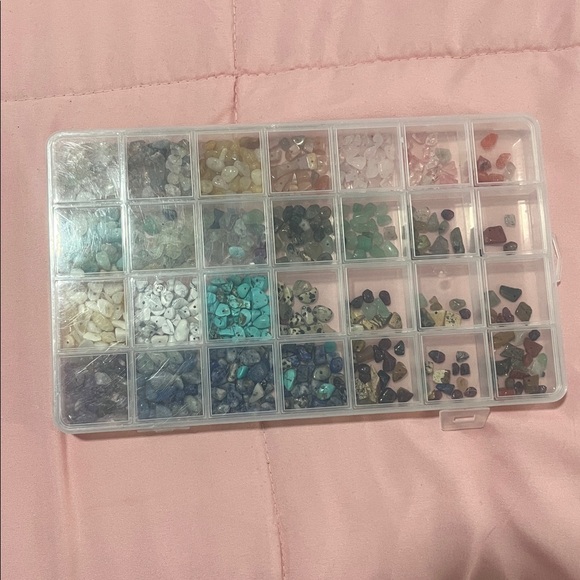 Colorful Bead Set For Bracelet Making With String - Picture 5 of 6